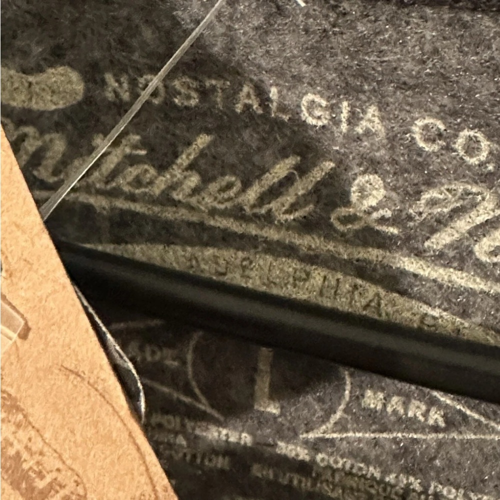 Mitchell & Ness Men’s Large Lg New York Rangers Logo Pullover Hoodie Black NWT - Picture 3 of 5